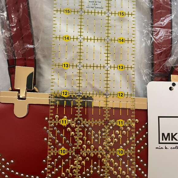 NWT MFK Womens L Satchel Bag Purse Western Fringe Concealed Carry Shoulder Strap - Picture 5 of 16